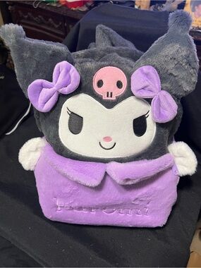 Make me an offer! Kuromi Plush Tote Bag - Gray & Lavender